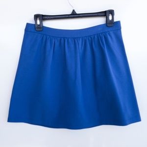 NWOT J. Crew Blue Ponte Skirt Size 6